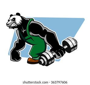 Panda Grab Dumbbell