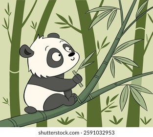panda graphic vector illustration art