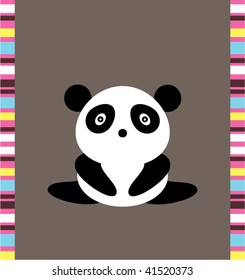 panda greeting card