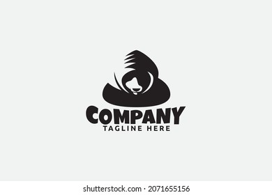 el logo del hacker panda con una foto de un panda usando una capucha y parece misterioso.