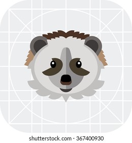 Panda head icon