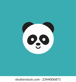 Panda Head Logo. Panda Character Vector