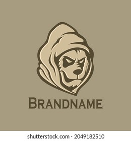 Panda head logo hooded, suitable for business logos, brands, teams, communities or whatever.