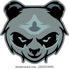 Panda Head Logo Vector Template Illustration Design. Mascot Transparent Panda Logo design Panda sport logo