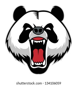 Panda Head Mascot