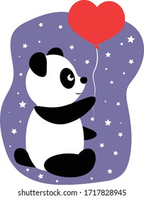 globo en forma de corazón