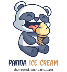 panda heroes cute mascot design illustration