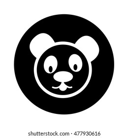 Panda Icon illustration design
