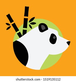 Panda icon illustration vector design
