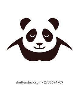 Ilustración de diseño de Imagen de icono de panda