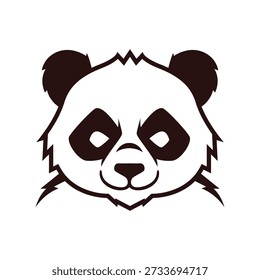 Ilustración de diseño de Imagen de icono de panda