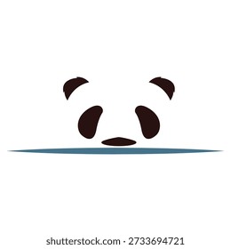 Ilustración de diseño de Imagen de icono de panda