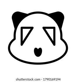 panda icon or logo isolated sign symbol vector illustration - high quality black style vector icons
