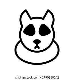 panda icon or logo isolated sign symbol vector illustration - high quality black style vector icons
