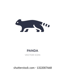 panda icon on white background. Simple element illustration from Animals concept. panda sign icon symbol design.