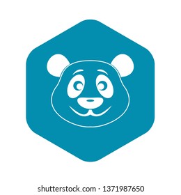 Panda icon. Simple illustration of panda vector icon for web