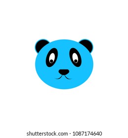 Panda icon symbol face