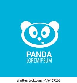 panda icon. vector panda bear symbol or sign