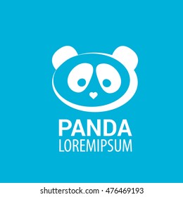 panda icon. vector panda bear symbol or sign