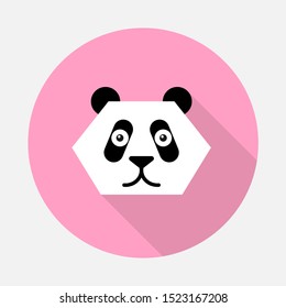 panda icon vector design cartoon