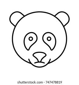 Panda Icon Vector Design Head Illustration Stock Vector (Royalty Free ...