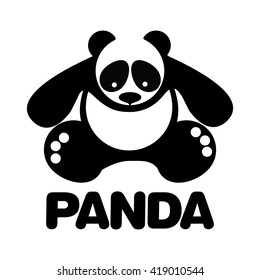 Panda icon vector illustration