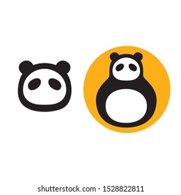 panda icon vector illustration design isolated
