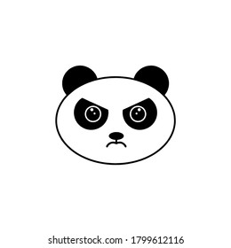 panda icon vector illustration logo template 
