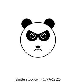 panda icon vector illustration logo template 