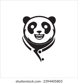 PANDA ICON VECTOR ILLUSTRATION SYMBOL DESIGN