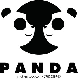 Panda icon. Panda vector logo's