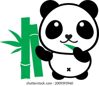 Panda icons, cute Panda with different emotions