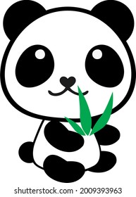 Iconos de Panda, lindo Panda con diferentes emociones