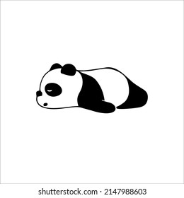 panda illustration design for your mascot, t-shirt and identity