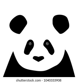 panda - illustration. Perfect for wallpapers, web page backgrounds, surface textures, textile.