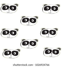 Panda illustration vector