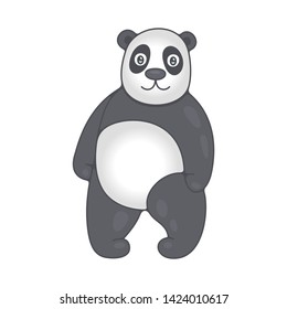 Panda. isolated on white background