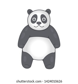 Panda. isolated on white background