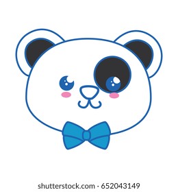 Panda kawaii cartoon