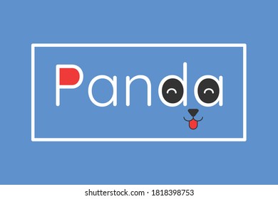 Panda logo animal logo 2020