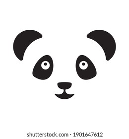 Panda logo Concept creative symbol icon vector illustration
