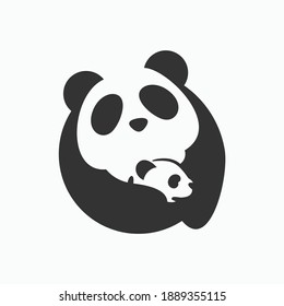 panda logo
panda cute vector illustration template