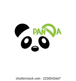 Panda Logo D Shape Logo Panda Ear In D Shape.