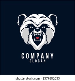 panda logo design