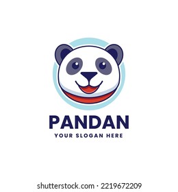 Panda Logo Design Animal Template