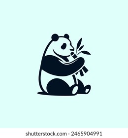 Panda Logo Design Concept Icon