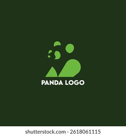Panda Logo Design Template. Modern Design. Panda Logo. Vector Illustration