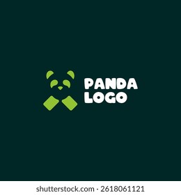 Panda Logo Design Template. Modern Design. Panda Logo. Vector Illustration