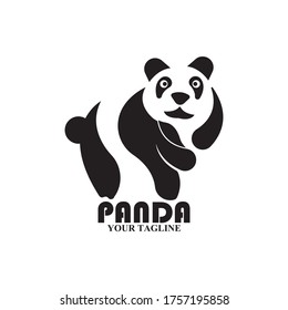 panda logo design template vector illustration
