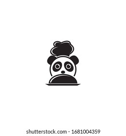Panda Logo Design Vector Chef